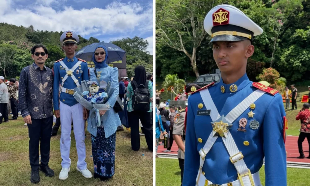 Pesan ibnu jamil untuk sang anak usai wisuda taruna tni tetap rendah hati