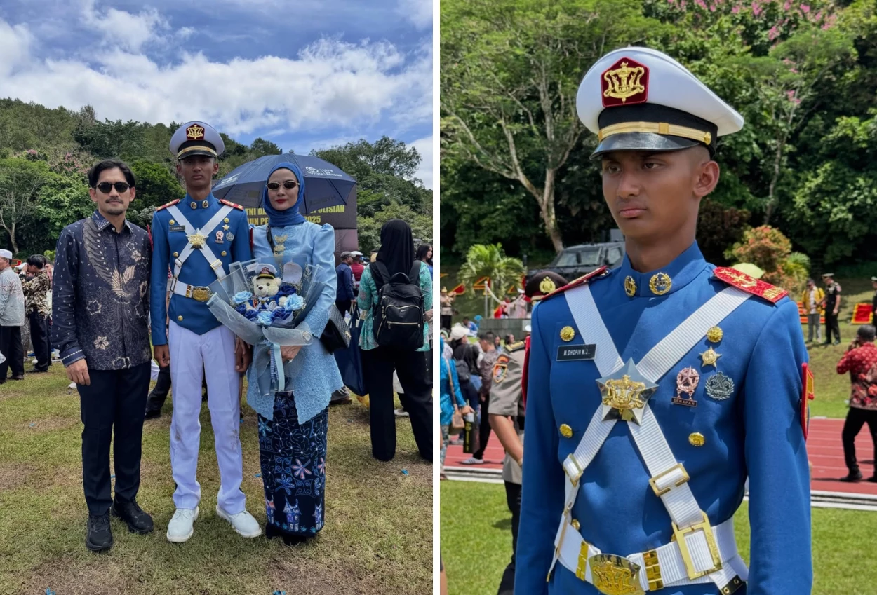 Pesan ibnu jamil untuk sang anak usai wisuda taruna tni tetap rendah hati