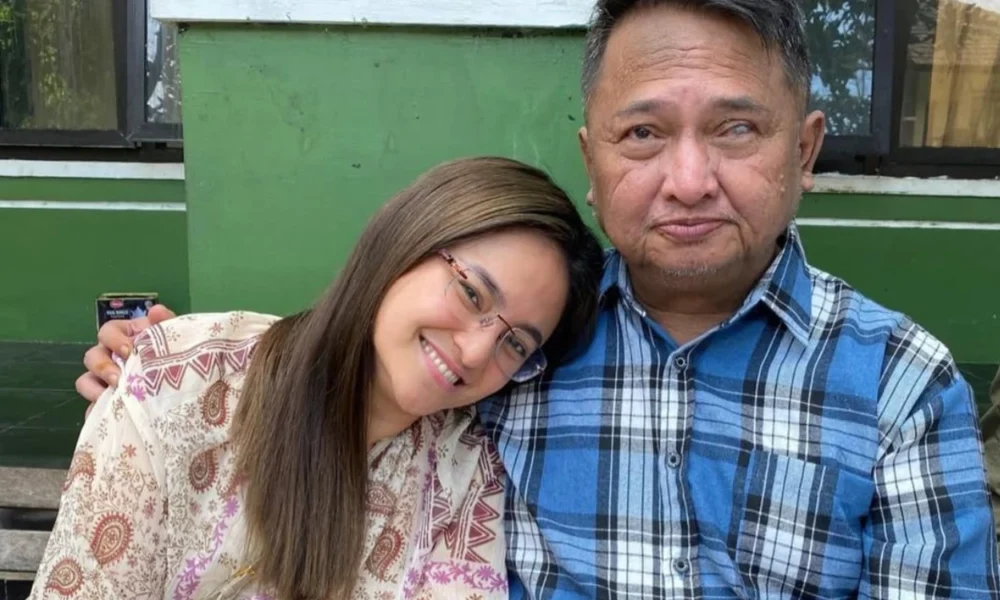 Pilu! ini curahan hati marshanda usai kepergian sang ayah