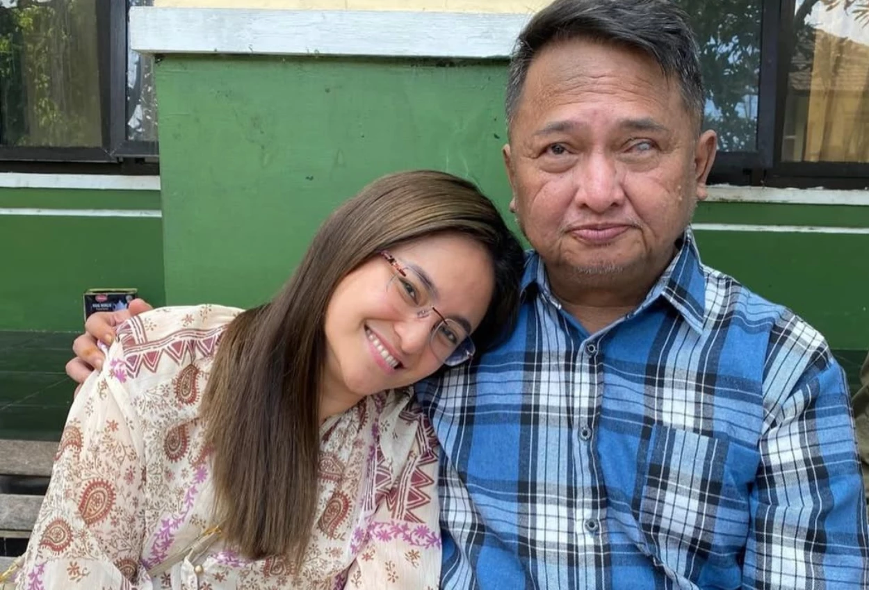 Pilu! ini curahan hati marshanda usai kepergian sang ayah