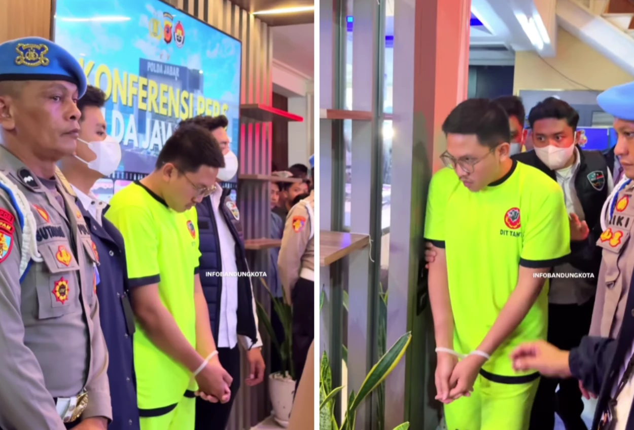 Polisi ungkap motif resbobb hina suku sunda, biar dapat saweran