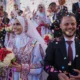 Puluhan warga gaza nikah massal di tengah reruntuhan bangunan
