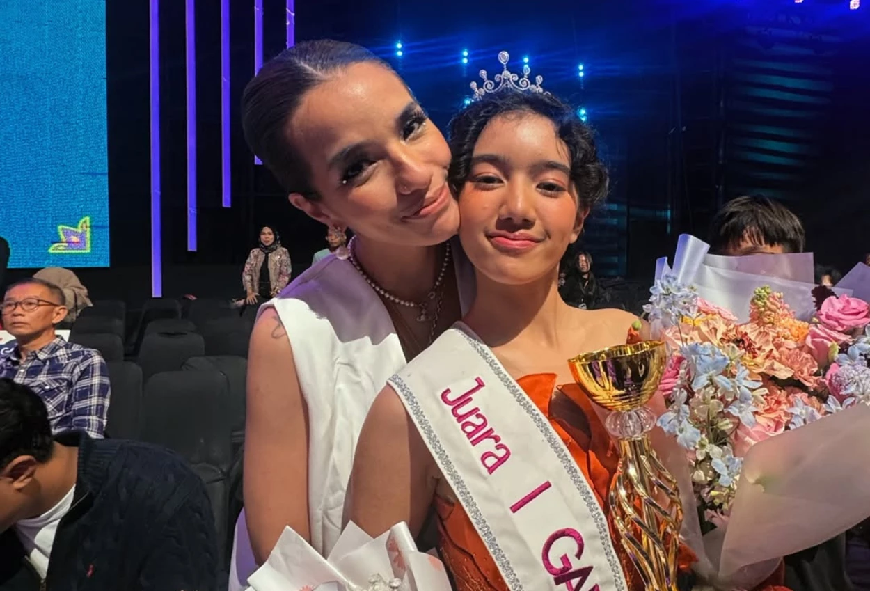 Putri sulung sheila marcia, leticia charlotte jadi juara gadis sampul 2025