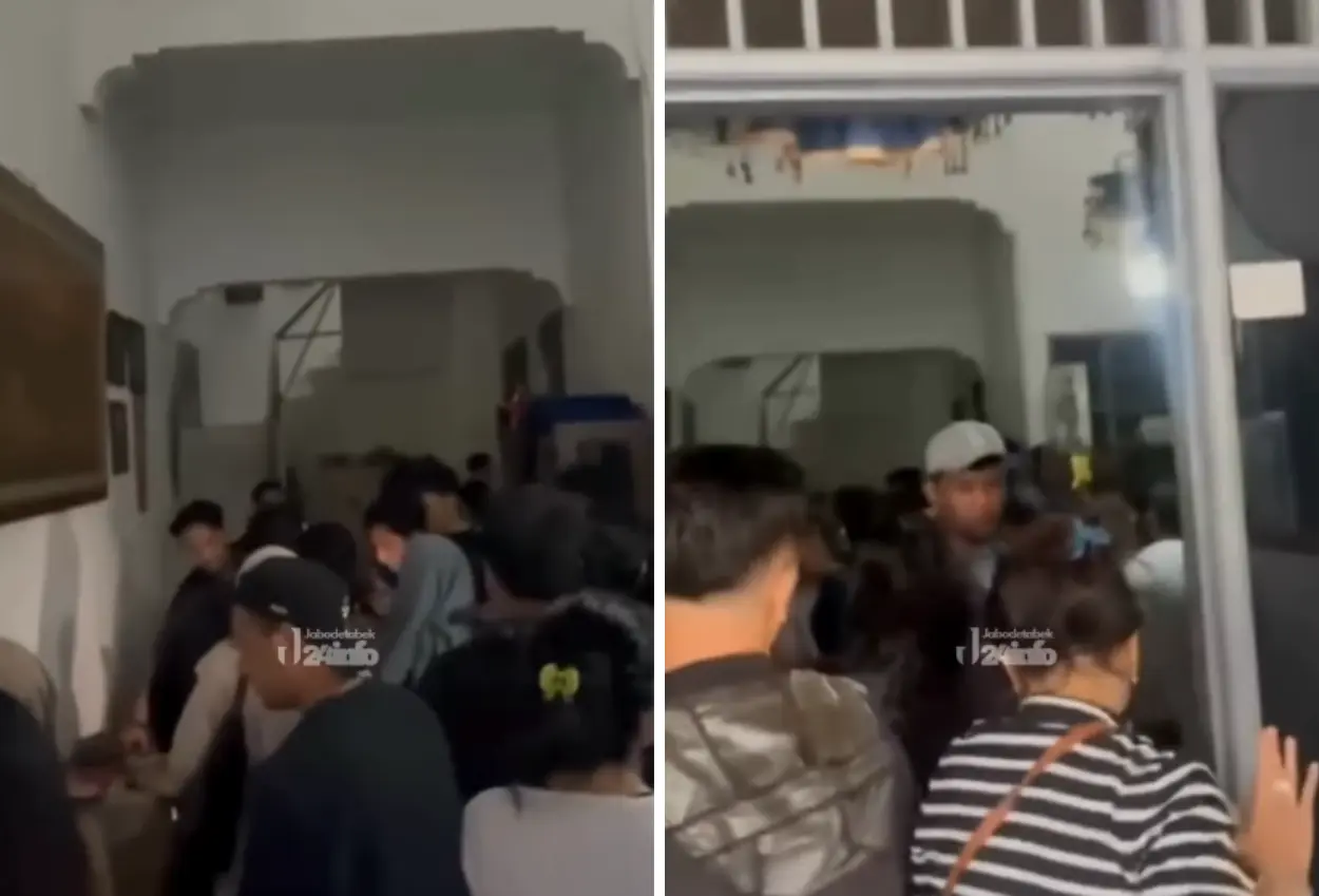 Ratusan korban wo geruduk rumah ayu puspita