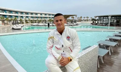 Rizki juniansyah, atlet angkat besi yang raih medali emas dan pecahkan rekor dunia di sea games 2025