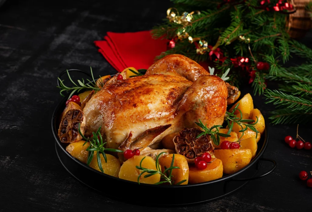 Roasted chicken
