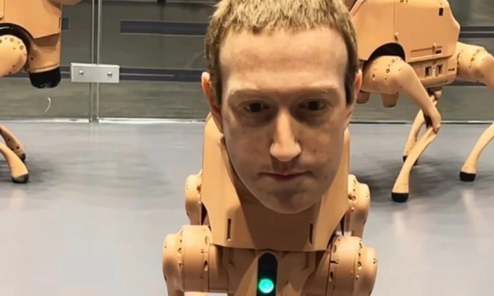 Robot anjing berkepala mark zuckerberg dan elon musk ludes terjual seharga rp1,5 m!