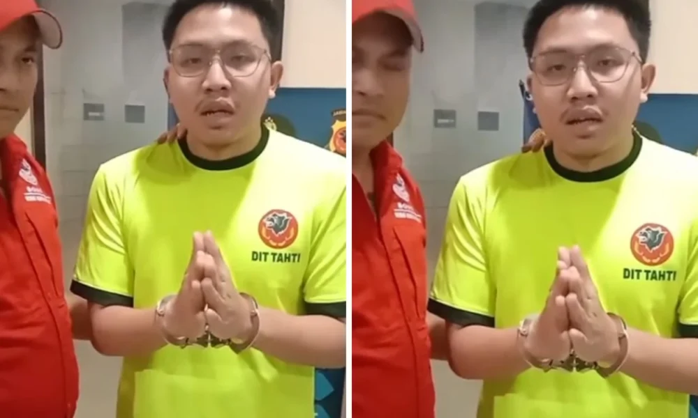Sambil gemeteran, resbobb kembali minta maaf usai jadi tersangka hina suku sunda