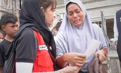 Sambil nangis, ibu korban banjir di aceh cerita anak dan suami hanyut di depan matanya