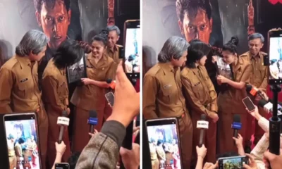 Sambil peluk foto sang suami, karina ranau dan keluarga hadiri gala premier terakhir film epy kusnandar pakai seragam pns