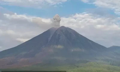 Semeru 16 kali erupsi hari ini, letusan tertinggi capai 1.100 meter