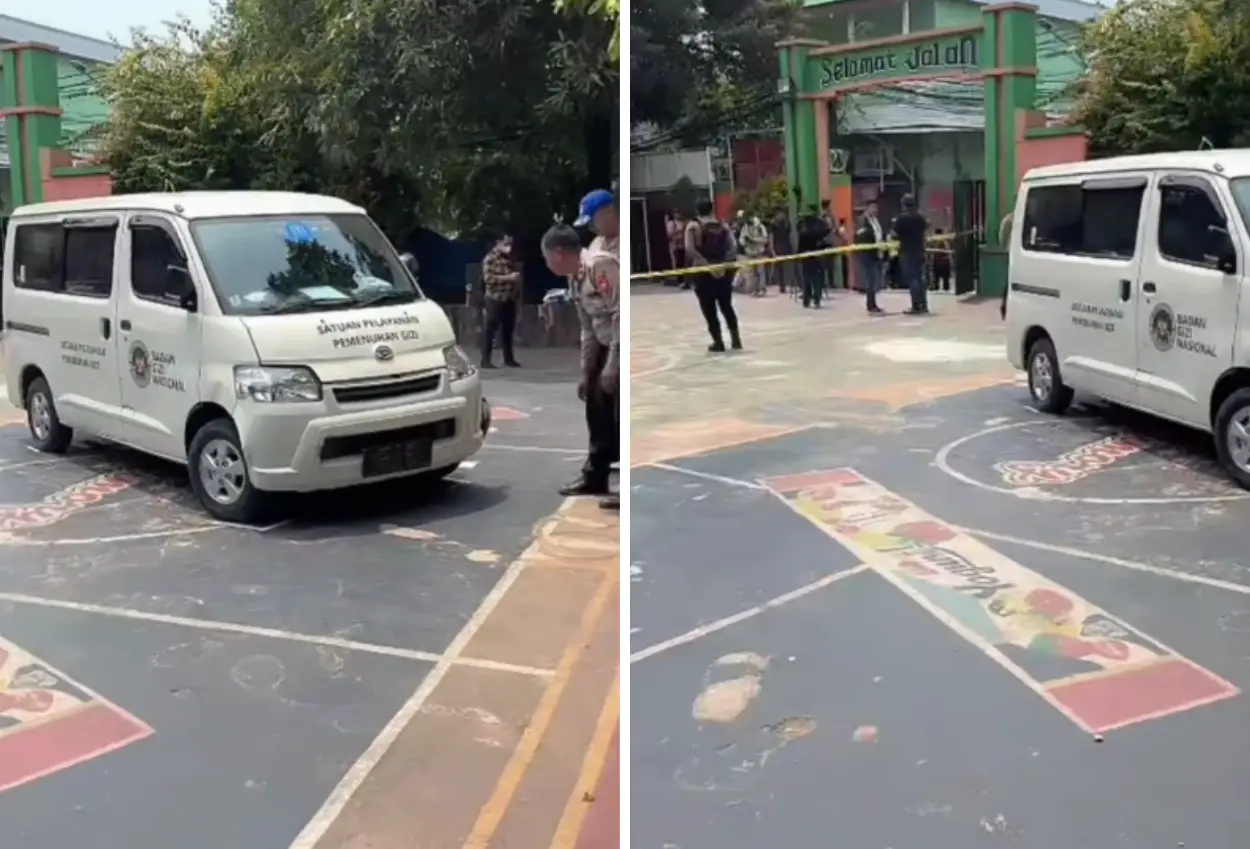 Sopir mobil mbg yang tabrak siswa di jakut ternyata sopir pengganti