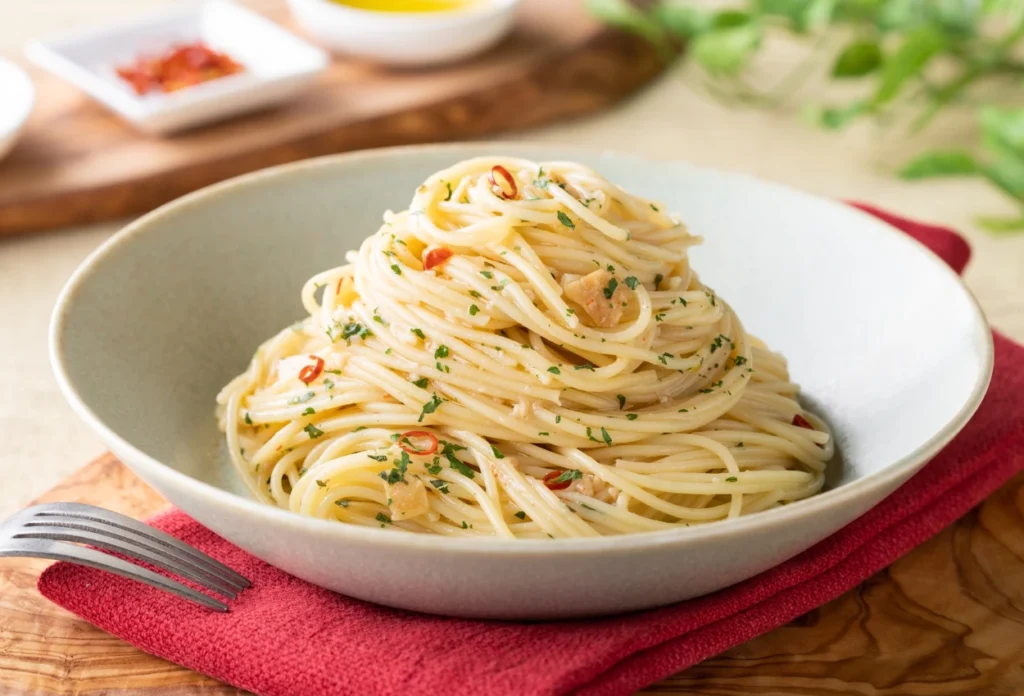 Spaghetti aglio e olio