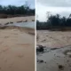 Sungai di tapsel meluap lagi hingga jembatan darurat hanyut, warga di posko pengungsian panik!
