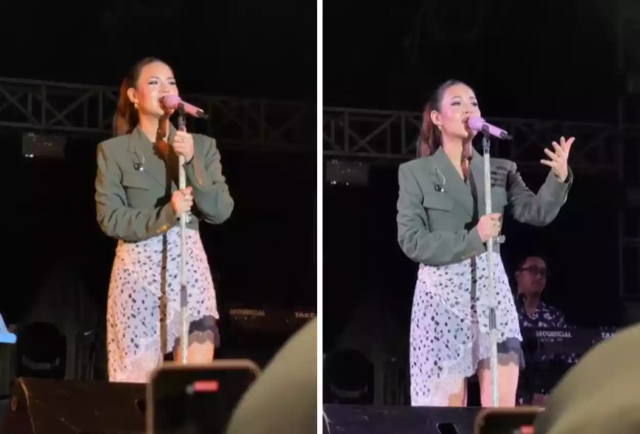 Tangis pecah saat tampil di panggung usai ibu meninggal, raisa ini hal terberat yang pernah aku alamin