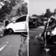 Tiga mobil terlibat kecelakaan beruntun di tol purbaleunyi