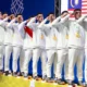 Tim beregu badminton putra indonesia raih medali emas