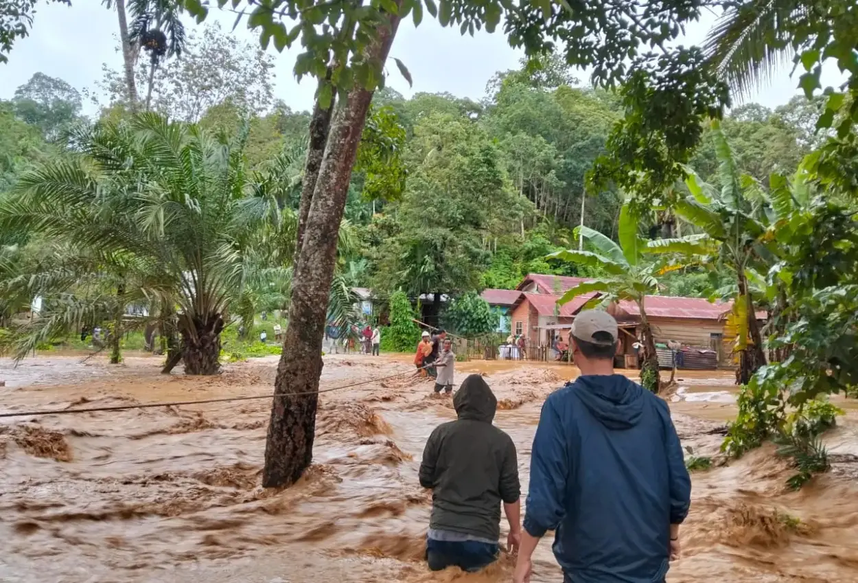 Update korban banjir longsor sumut dari bpbd 1 desember 2025