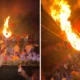 Viral! atraksi api berujung petaka, restoran di canggu bali terbakar