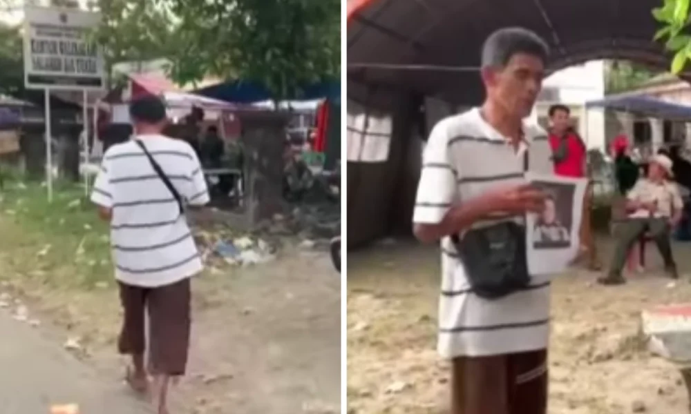 Viral! pria di agam gigih mencari istrinya yang hilang lewat selembar foto
