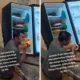 Viral! pria di sumatra makan dari kulkas yang hanyut usai evakuasi keluarga dan warga dari banjir bandang