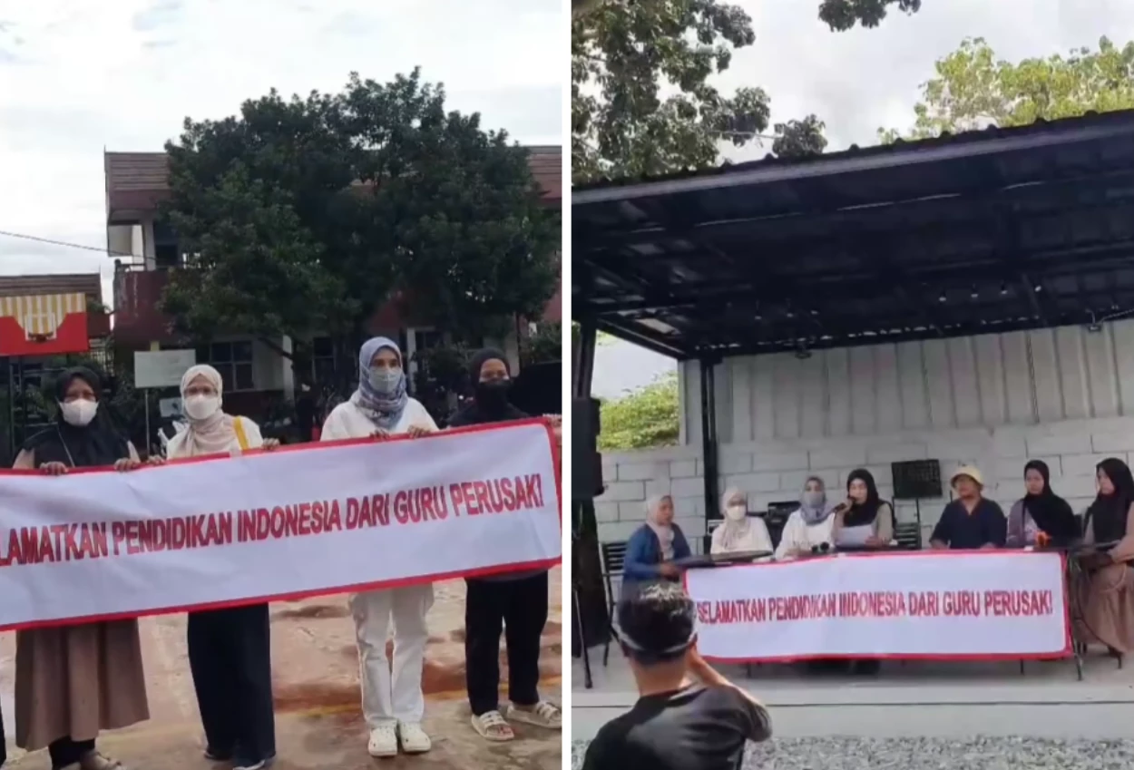 Wali murid geruduk sdn pajeleran 01 bogor, diduga ada diskriminasi nilai dan pungli bimbel