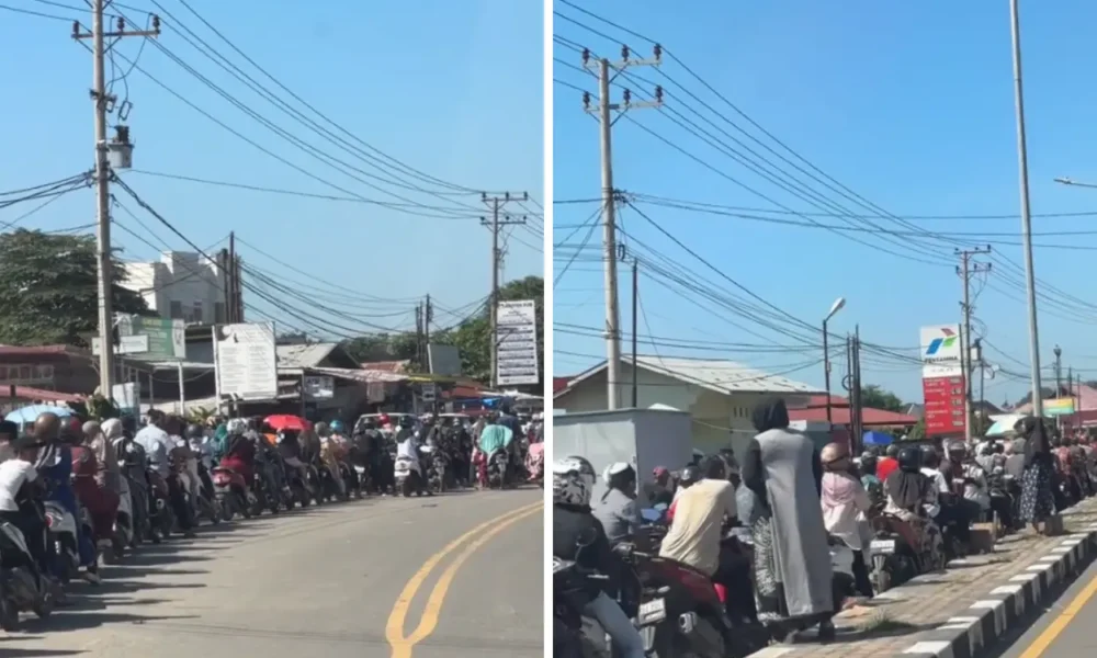 Warga panic buying, antrean bbm di aceh capai 3 km