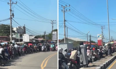 Warga panic buying, antrean bbm di aceh capai 3 km