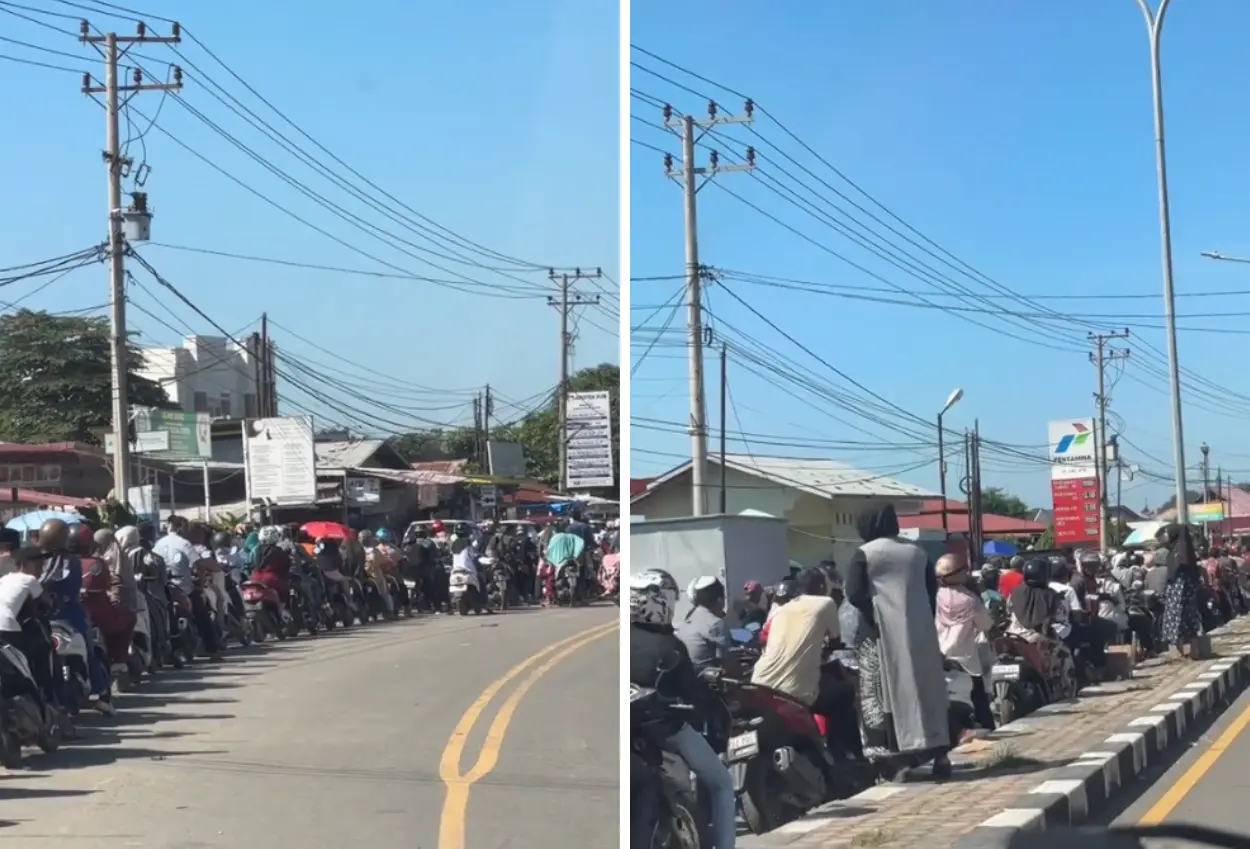 Warga panic buying, antrean bbm di aceh capai 3 km