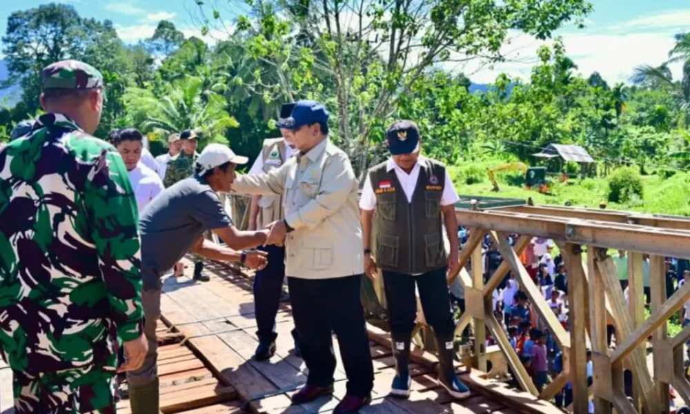 Warga ucapkan terima kasih usai jembatan bailey di bireuen aceh selesai dibangun