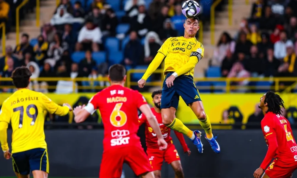 Al nassr vs al qadsiah 1 2 tim ronaldo keok