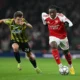 Arsenal vs kairat 3 2 the gunners catat poin sempurna, 8 kali tak terkalahkan di liga champions