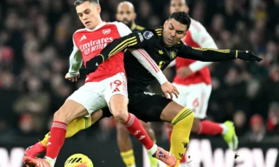 Arsenal vs man united 2 3 drama 5 gol, setan merah menang di emirates