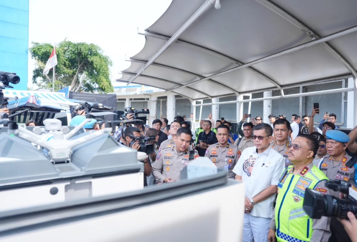Awas! pelanggaran lalu lintas kini bisa dipantau etle drone