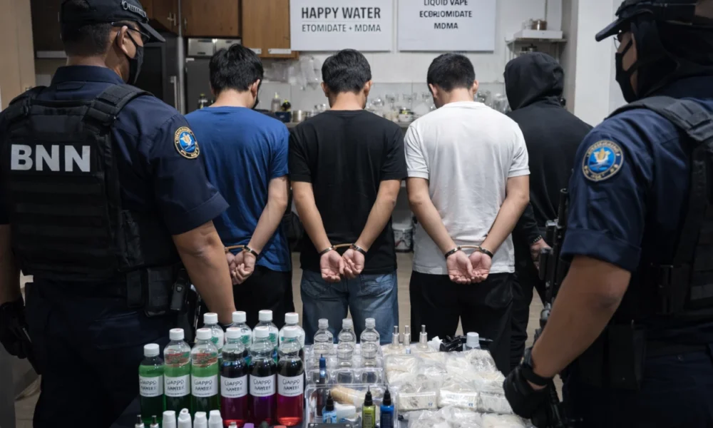 Bnn buru produsen narkoba yang jual happy water dan vape etomidate di ancol