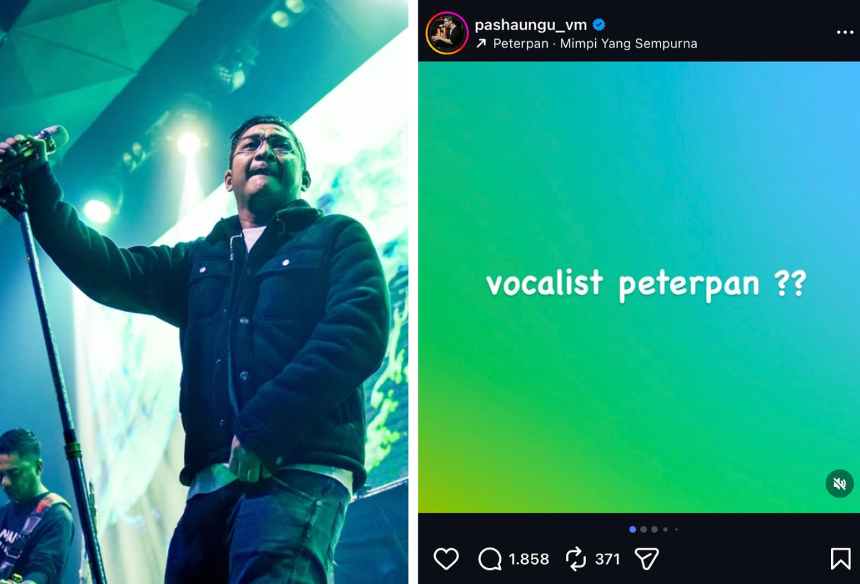 Bakal bikin konser bareng, pasha ungu antusias ditawari jadi vokalis peterpan