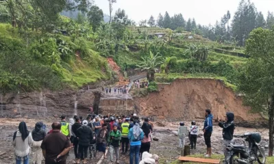 Banjir bandang terjang kawasan gunung slamet, wisata guci tegal terdampak lagi
