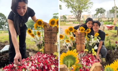 Baru bisa pulang, farah dibba kakak lula lahfah ziarah ke makam sang adik