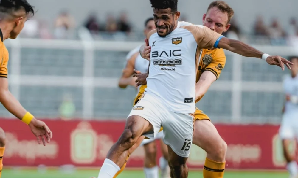 Bhayangkara fc vs dewa united 1 0 rafael struick kartu merah, guardian kunci 3 poin