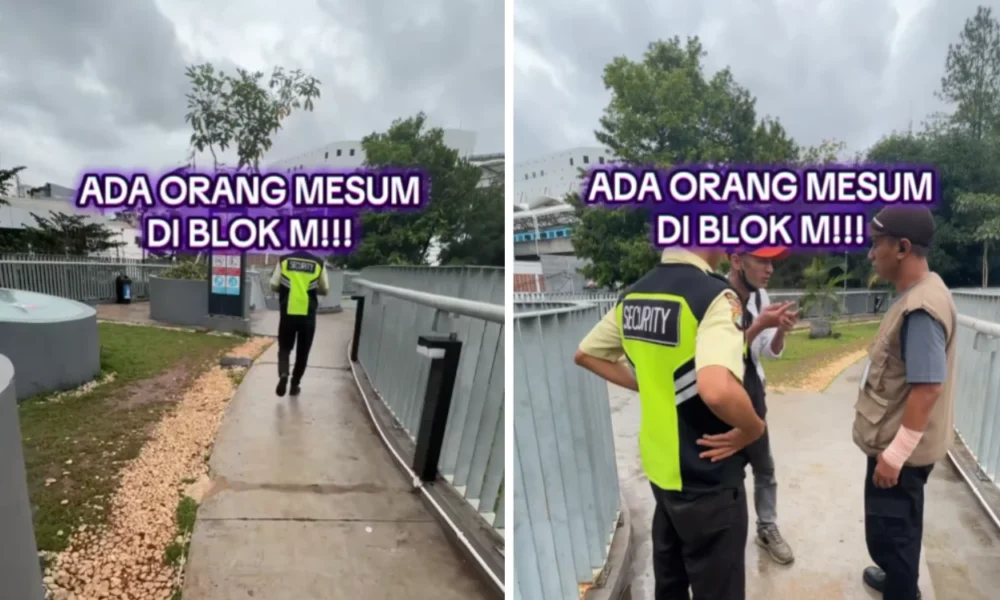 Bikin resah! wna ini pamer kemaluan ke perempuan di blok m