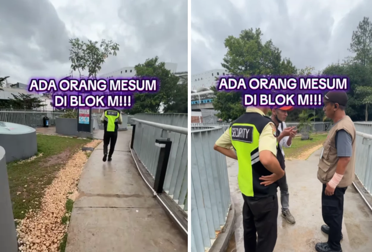Bikin resah! wna ini pamer kemaluan ke perempuan di blok m