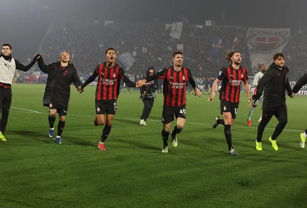 Como vs milan 1 3 rabiot jungkirkan pasukan fabregas
