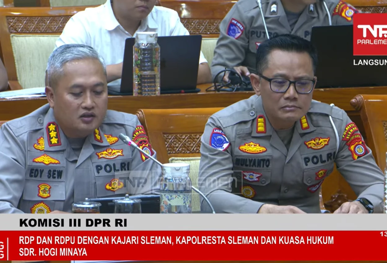 Dpr semprot kapolres sleman soal kasus hogi minaya kalau saya kapolda, saya pecat kamu