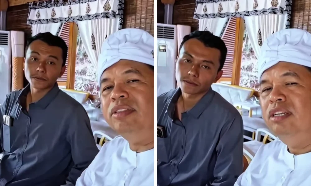 Dedi mulyadi temui pria yang diintimidasi keluarga kepala desa