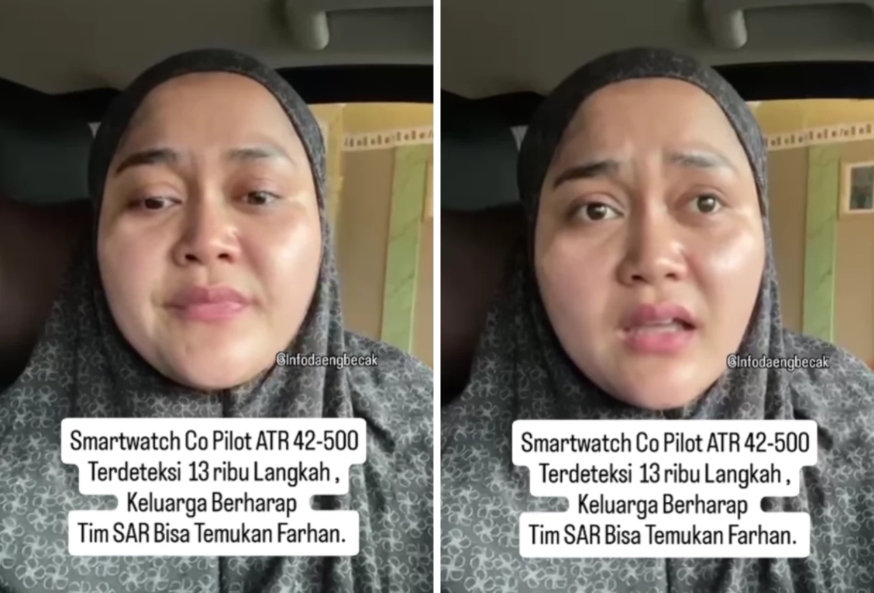 Diduga masih hidup, smarwatch milik co pilot farhan bergerak 13.000 langkah
