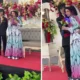 Fans garis keras! pengantin di tasikmalaya menikah pakai kostum demon slayer