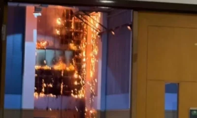 Gedung sekolah tzu chi di pik kebakaran, diduga karena tersambar petir