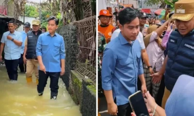 Gibran datangi lokasi banjir di karawang, janji tangani bencana dengan cepat