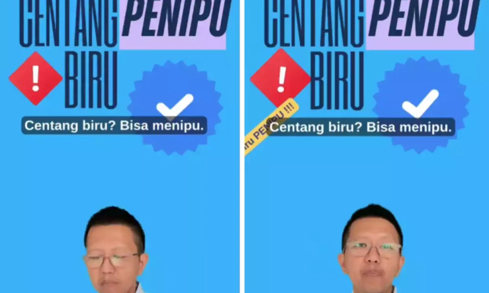 Harus dicoba! begini cara tahu akun centang biru penipu atau bukan