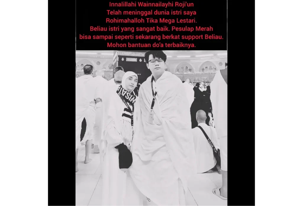 Innalillahi! istri pesulap merah meninggal dunia